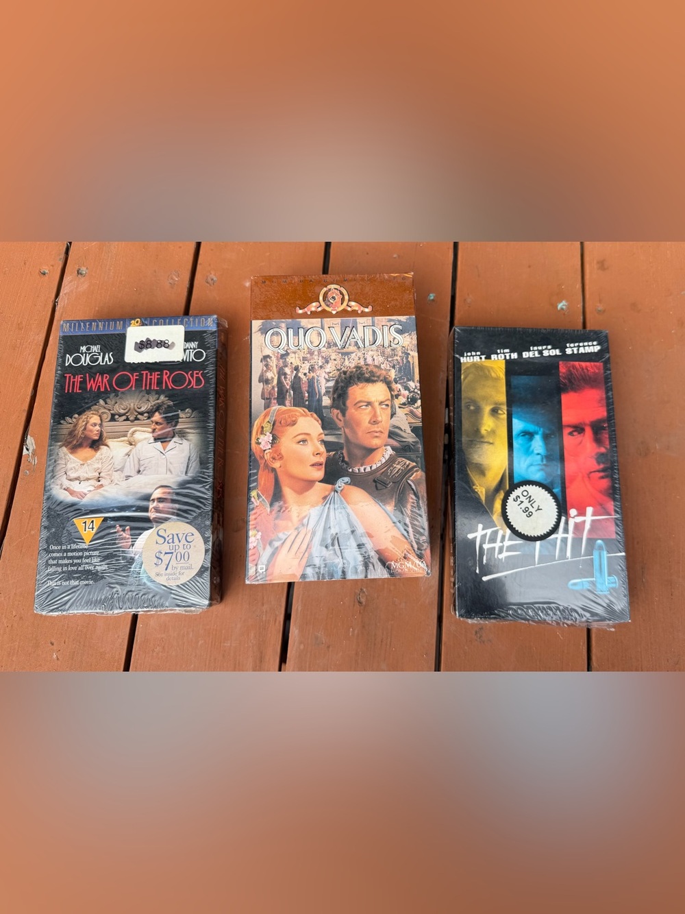 Three Vintage VHS Tapes